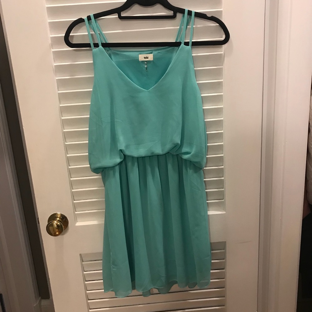 Tobi dress seafoam blue